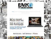 Tablet Screenshot of eastmidlandskickboxing.com